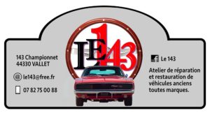 logo de l'atelier de véhicules anciens LE 143